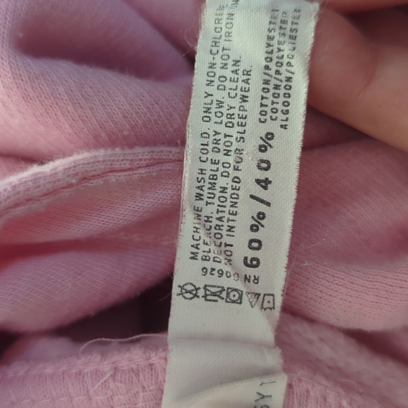 Royal Canadian Yacht Club Branded Pink Girl's Pullover Hoodie - Picture 8 of 9